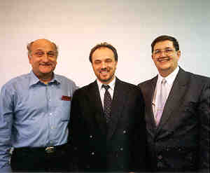 Pavel, pastor Daniel and Jaromir
